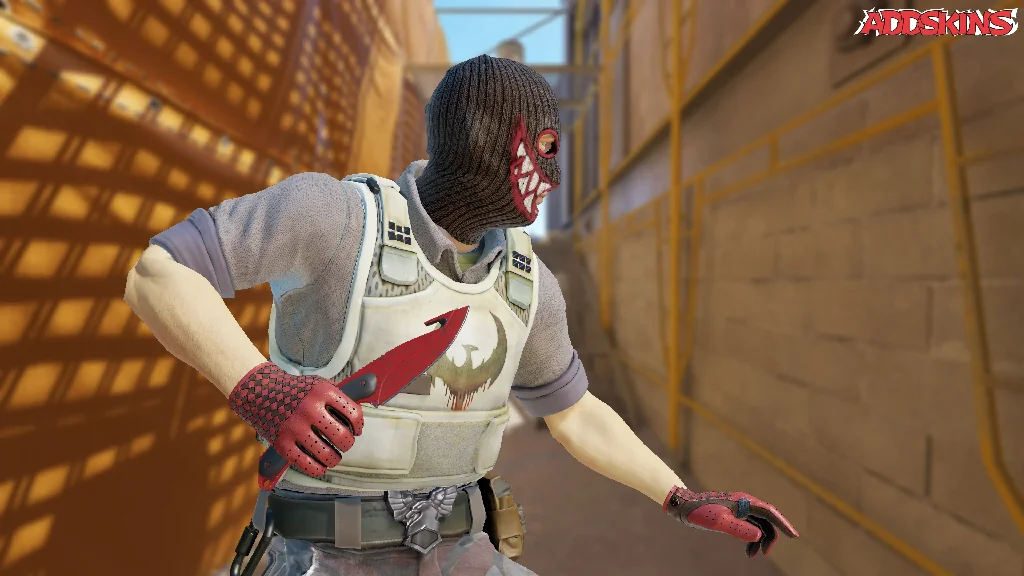 ★ Gut Knife | Crimson Web pose-3