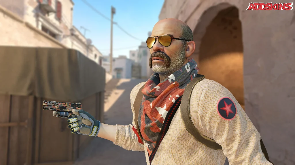 P250 | Red Rock pose-3