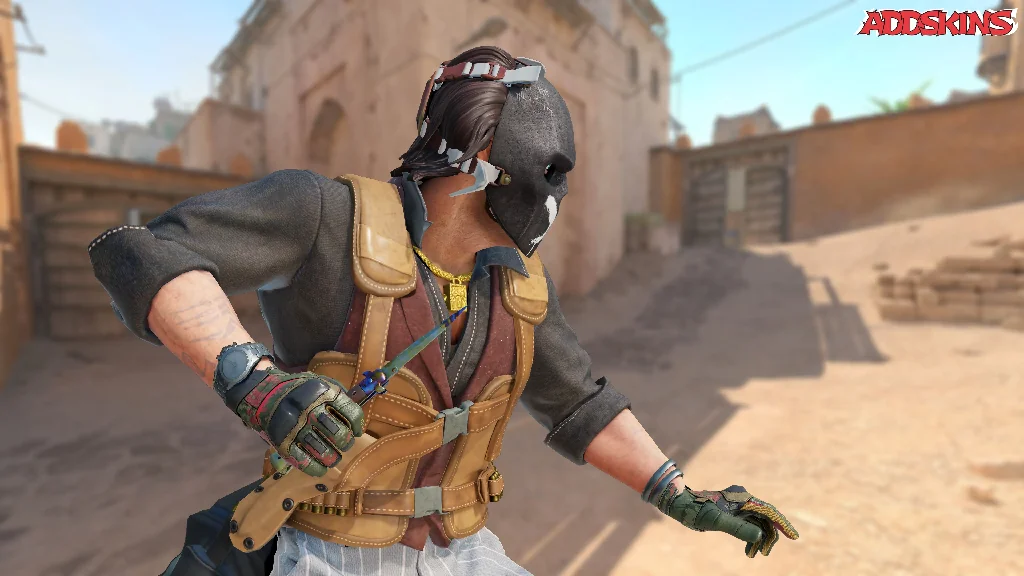 ★ Stiletto Knife | Case Hardened pose-3