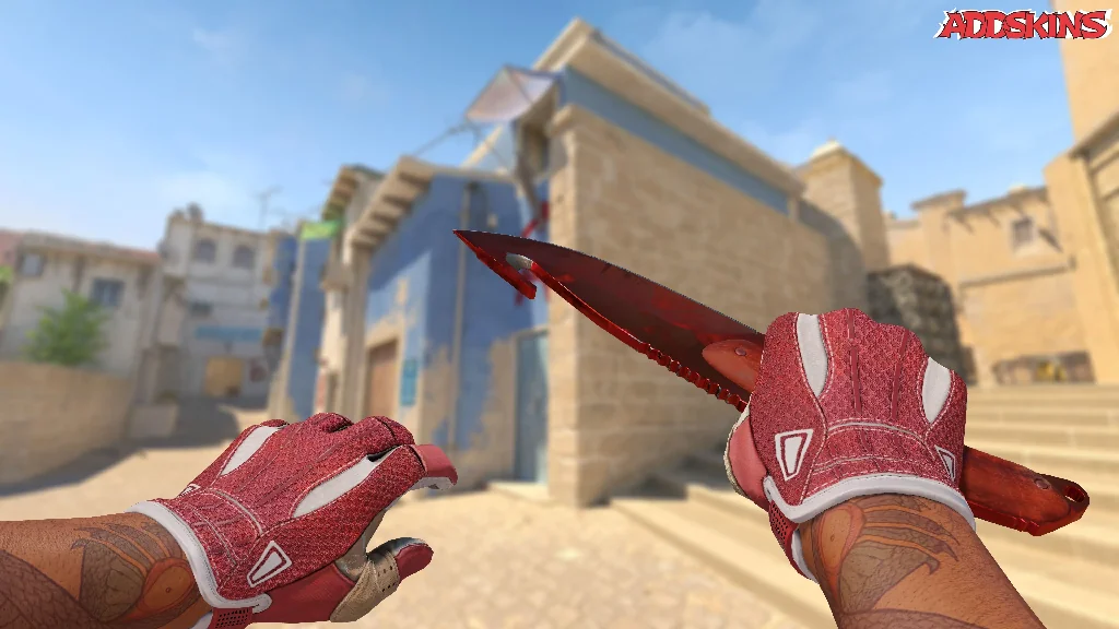 ★ Gut Knife | Doppler Ruby holding