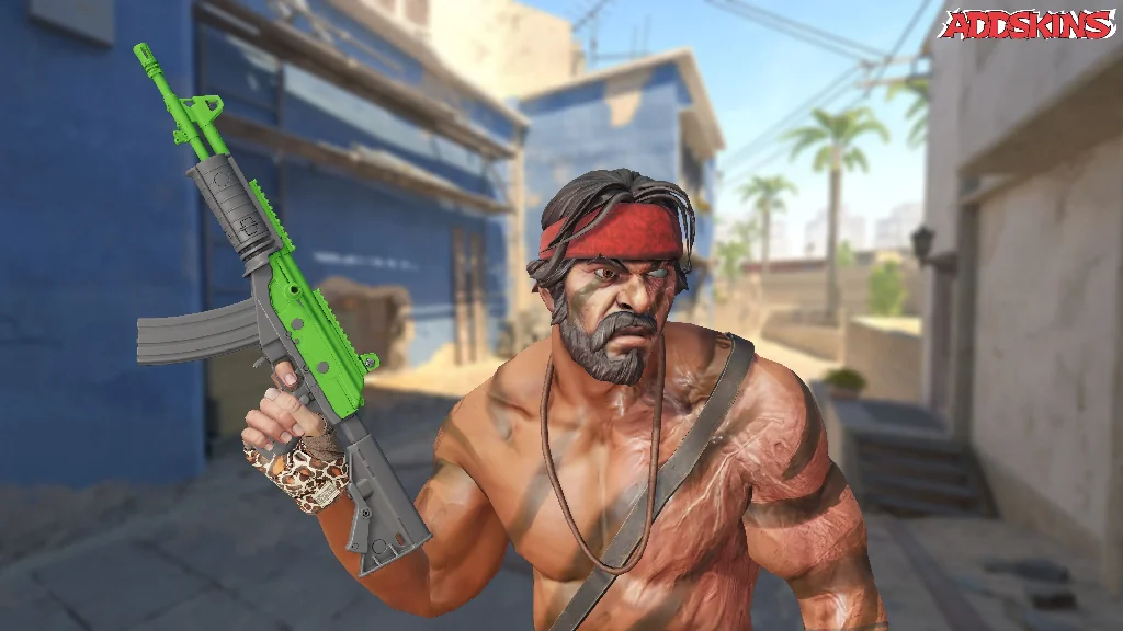 Galil AR | Green Apple pose-2