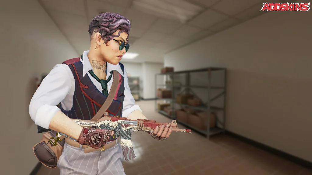 Galil AR | Crimson Tsunami pose-3