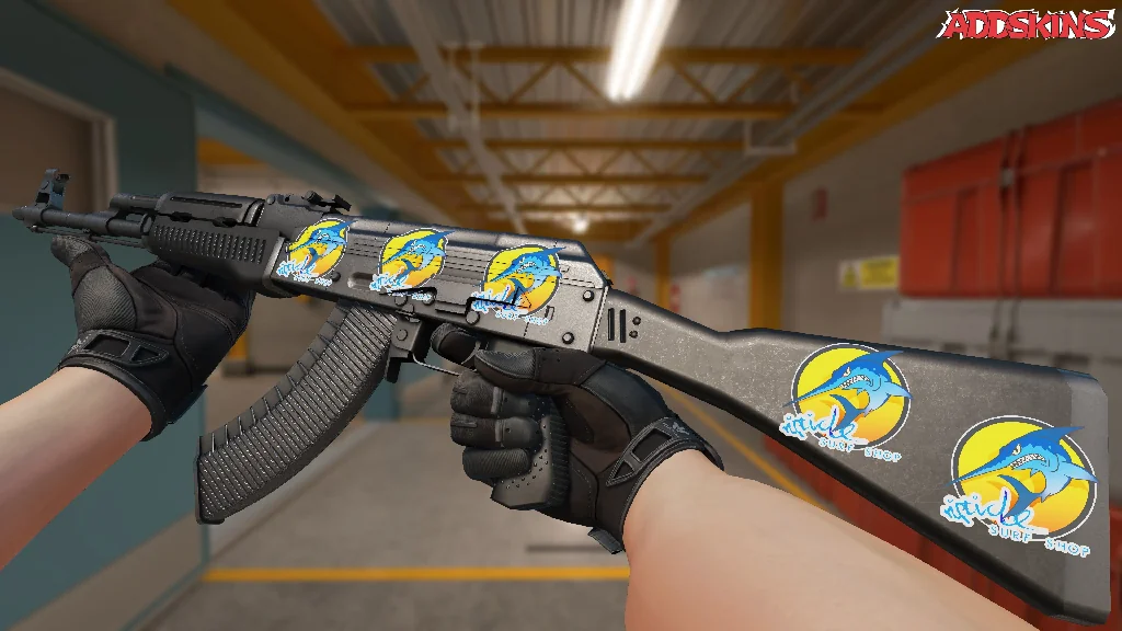Sticker | Ocean Sunset Stabbyfish inspecting