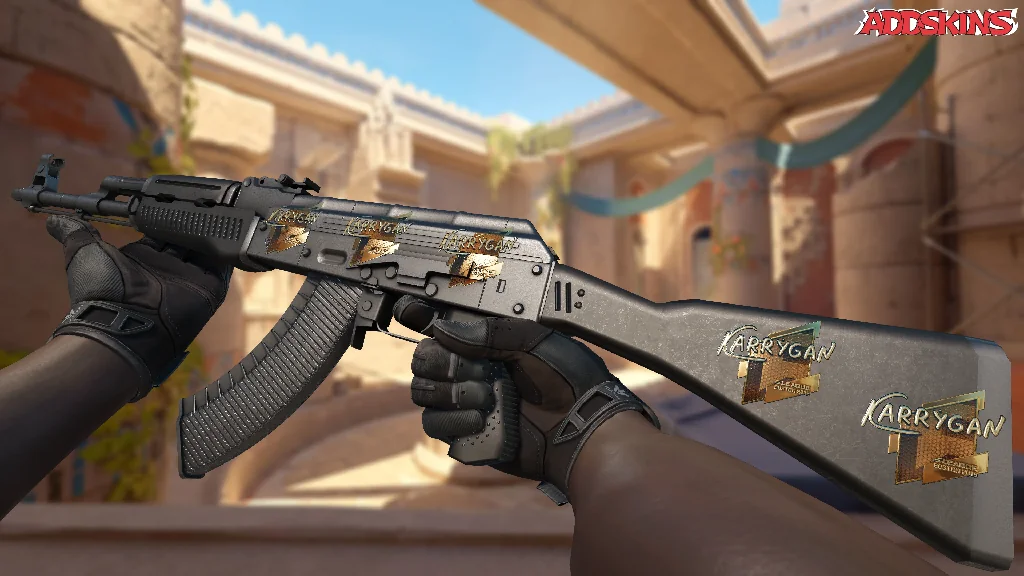 Sticker | karrigan (Gold) | Boston 2018 inspecting