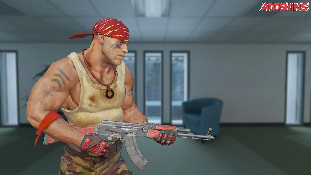 AK-47 | Red Laminate pose-3