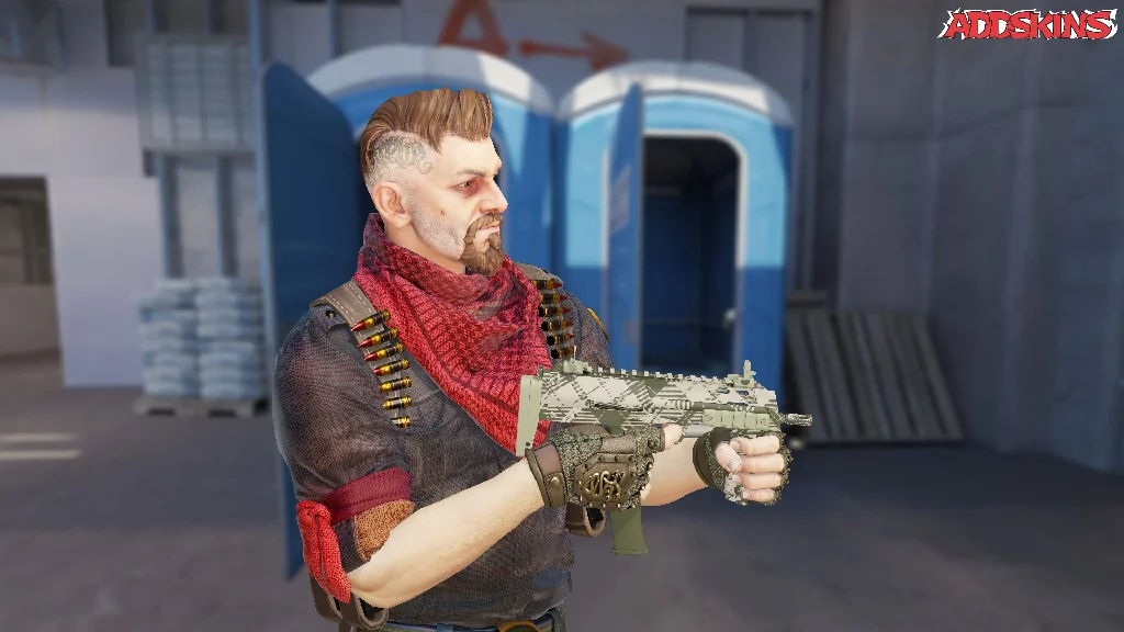 MP7 | Olive Plaid pose-3