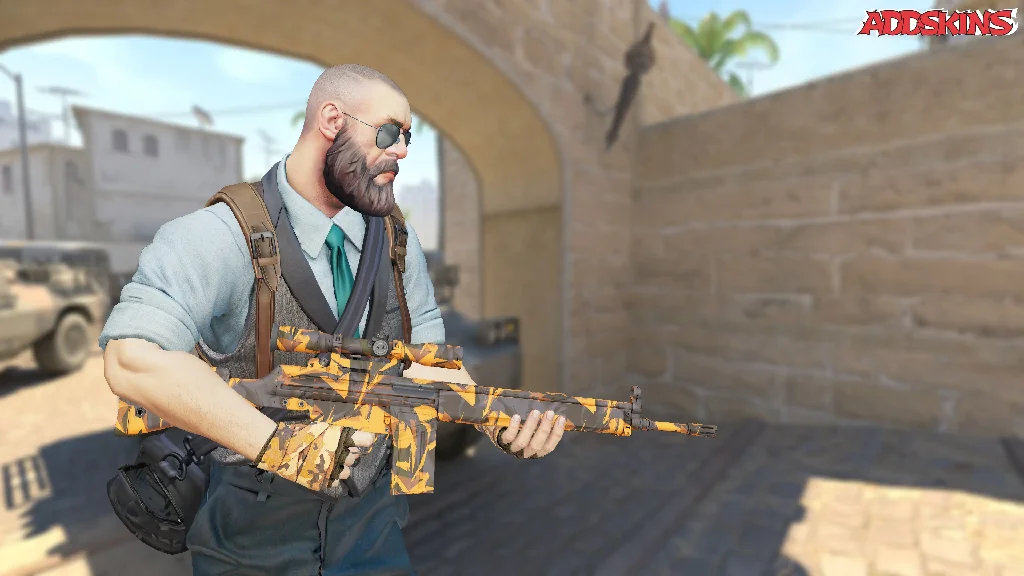 G3SG1 | Orange Crash pose-3