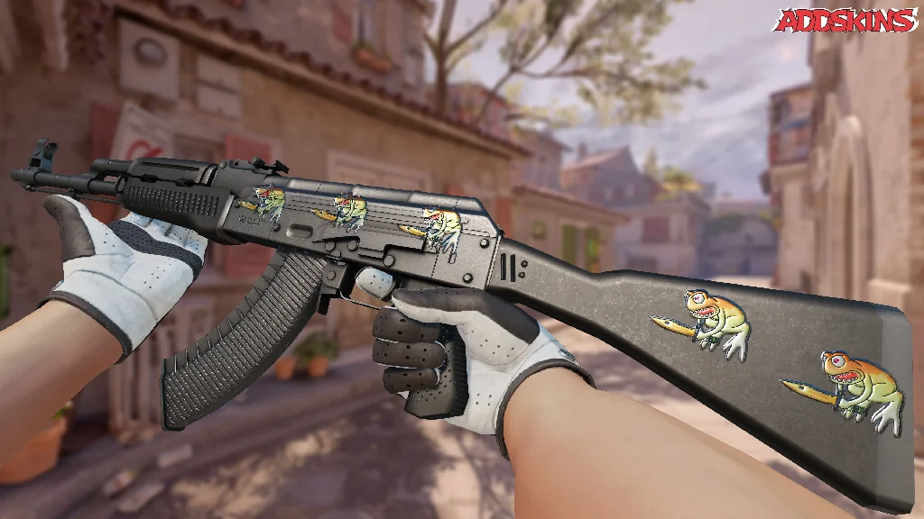 Sticker | Lore Poison Frog (Foil) inspecting