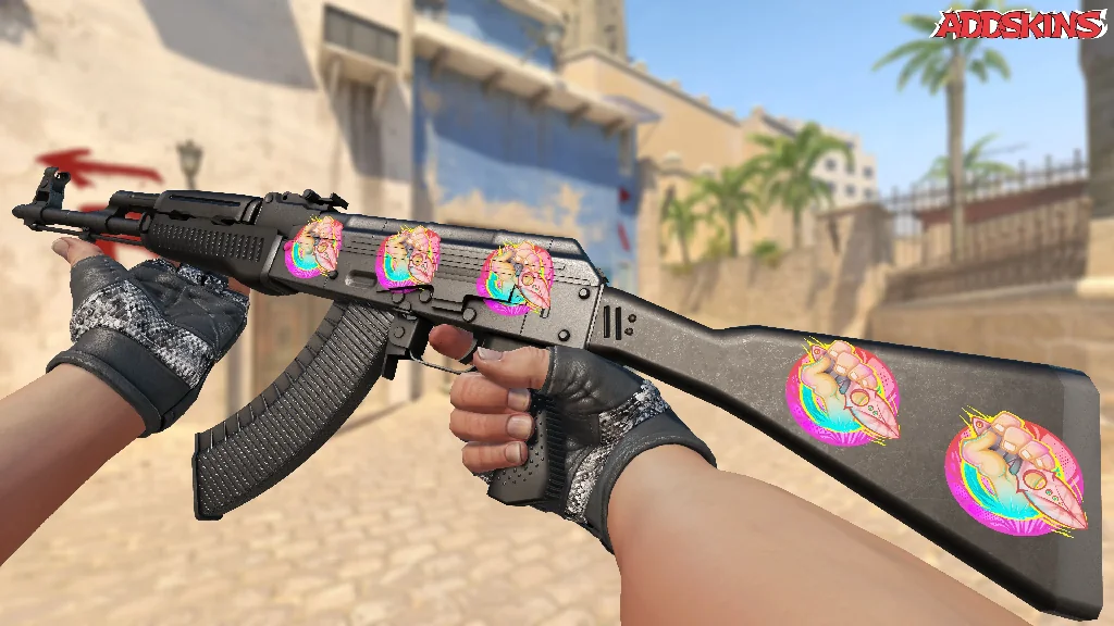 Sticker | Skelly Stabby inspecting