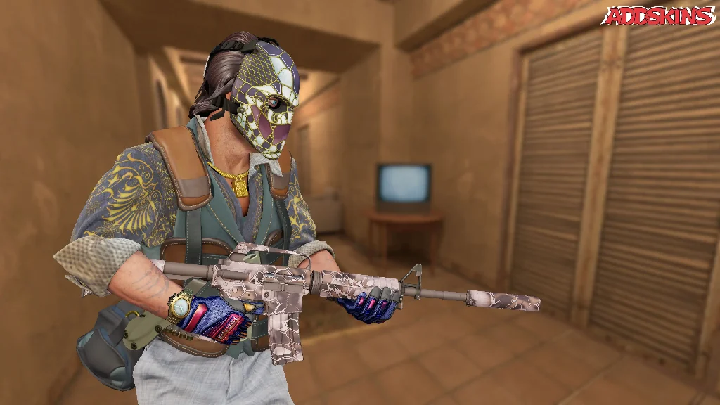 M4A1-S | Rose Hex pose-3