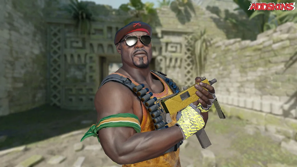 MAC-10 | Gold Brick pose-3