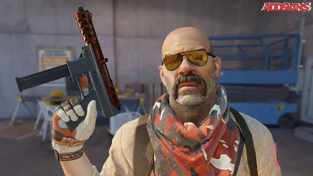 Tec-9 | Red Quartz pose-2