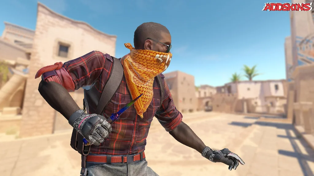 ★ Stiletto Knife | Marble Fade pose-3