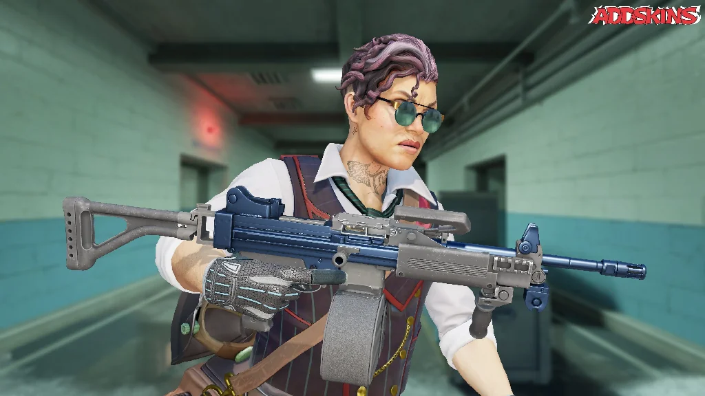 Negev | Anodized Navy pose-1