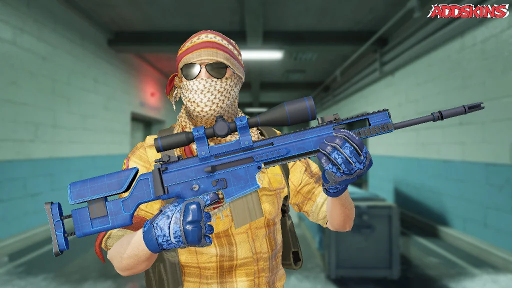SCAR-20 | Blueprint pose-1