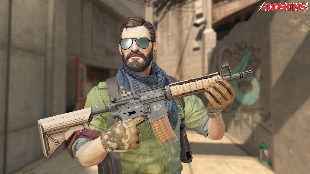 M4A4 | Poly Mag pose-1