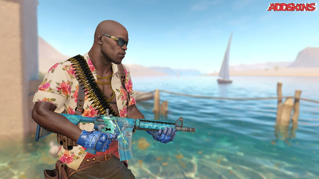 M4A4 | Poseidon pose-3