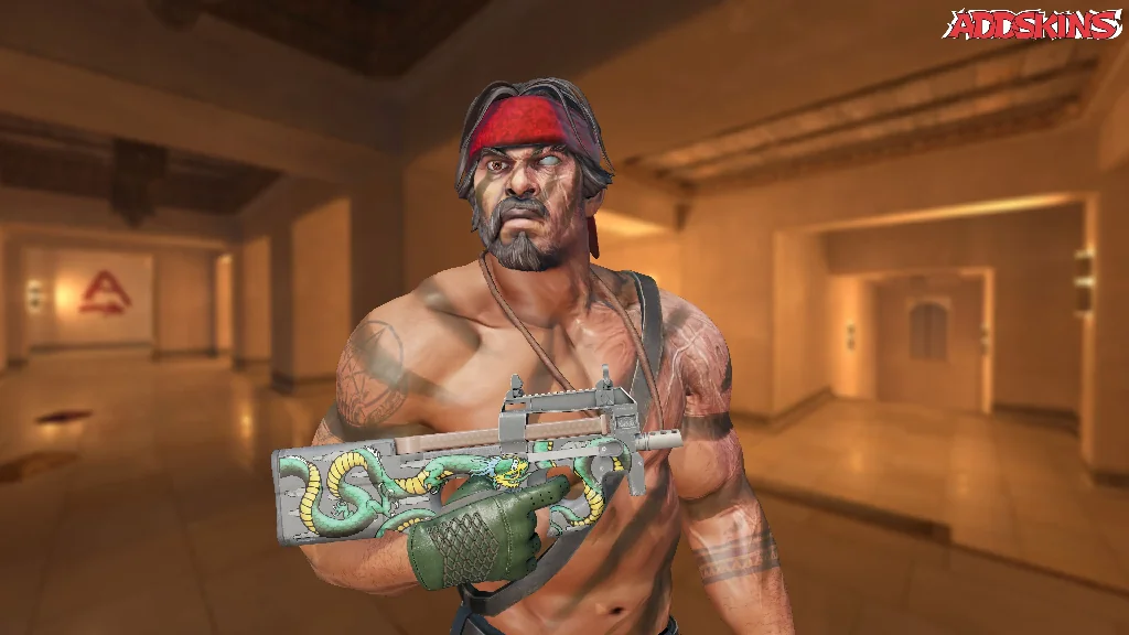 P90 | Emerald Dragon pose-1