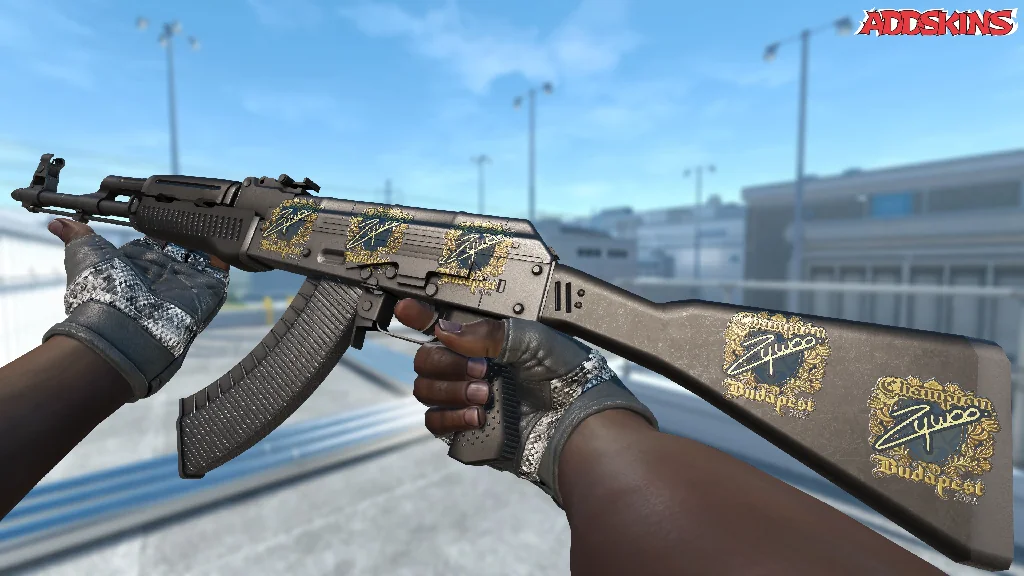 Sticker | ZywOo (Gold, Champion) | Budapest 2025 inspecting