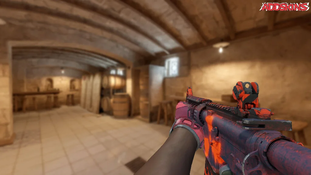 M4A4 | Radiation Hazard holding