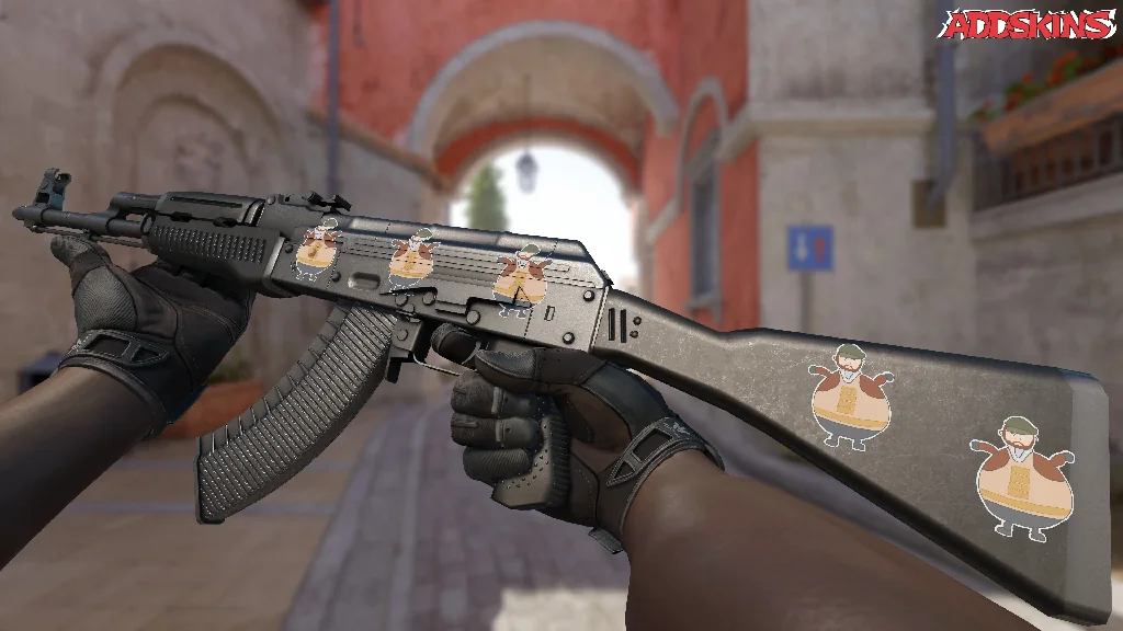 Sticker | Poorly Drawn Balkan inspecting