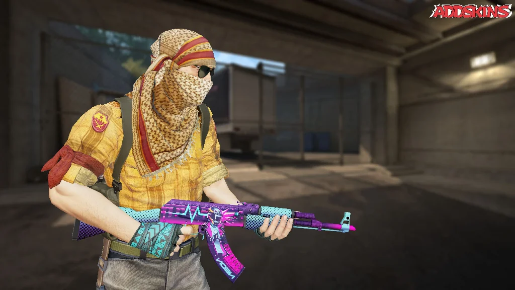 AK-47 | Neon Rider pose-3
