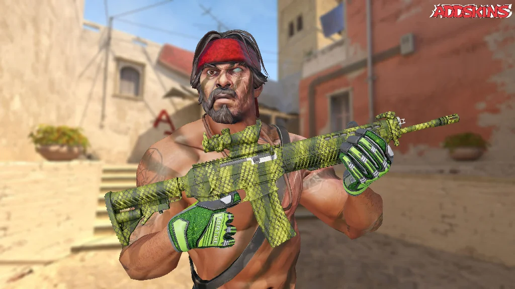 SG 553 | Gator Mesh pose-1