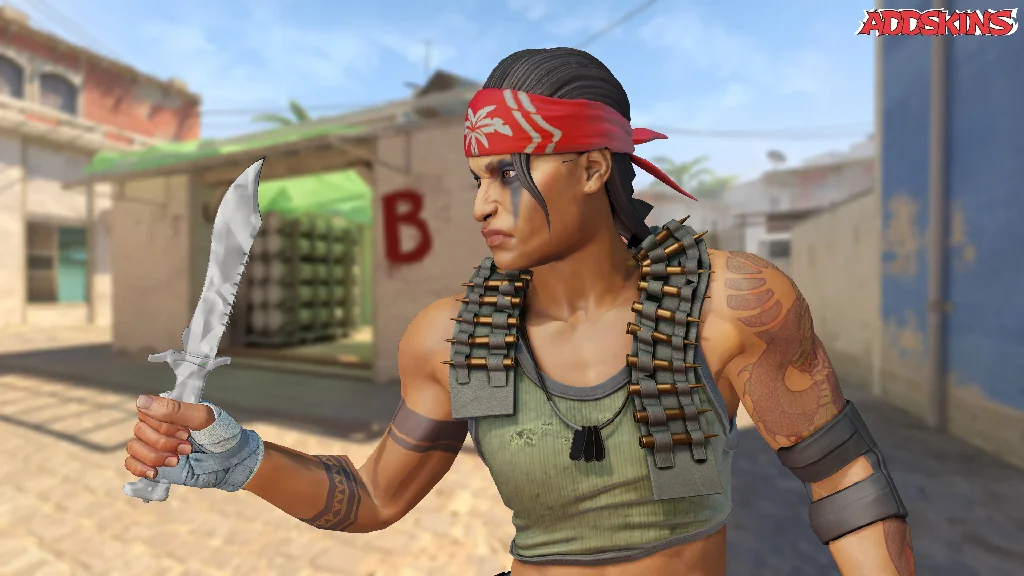 ★ Bowie Knife | Urban Masked pose-2