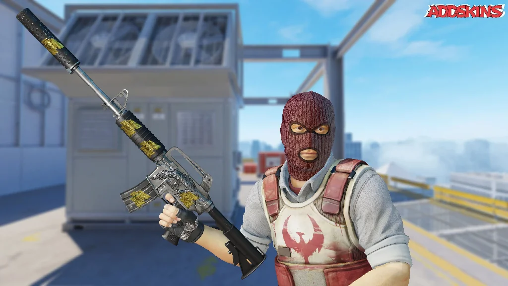 Sticker | s1mple (Gold) | Atlanta 2017 pose-2