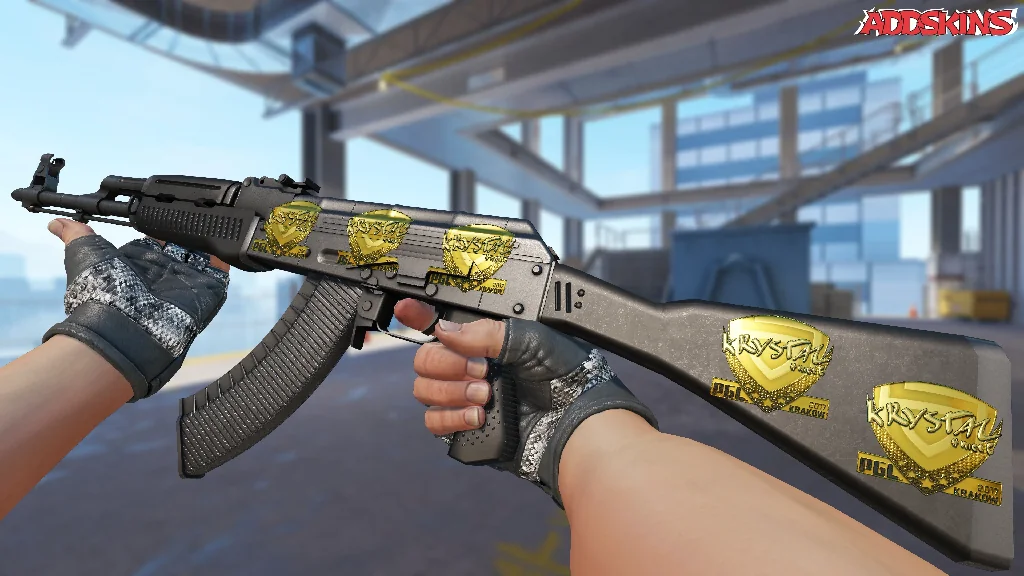 Sticker | kRYSTAL (Gold) | Krakow 2017 inspecting