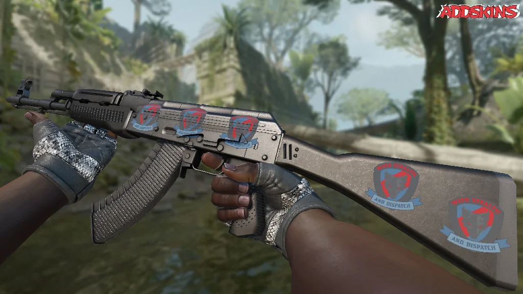 Sticker | Black Dog inspecting