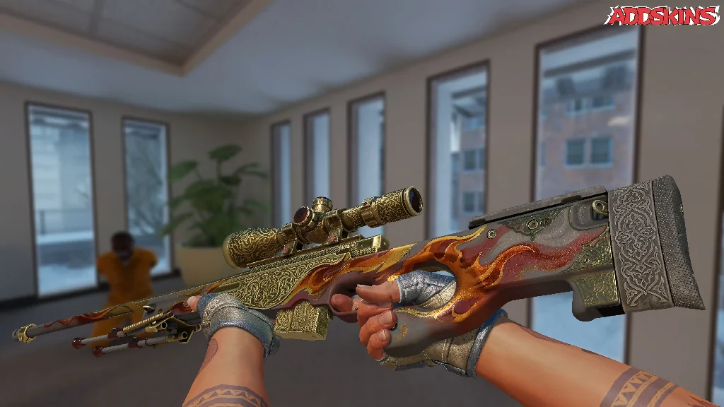 AWP | Sovereign Flame inspecting