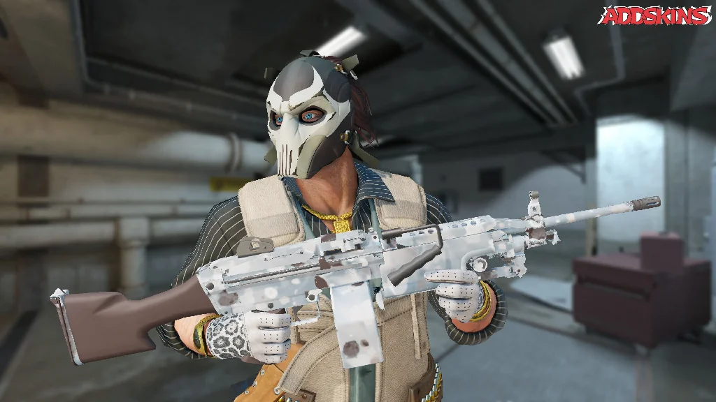M249 | Blizzard Marbleized pose-1