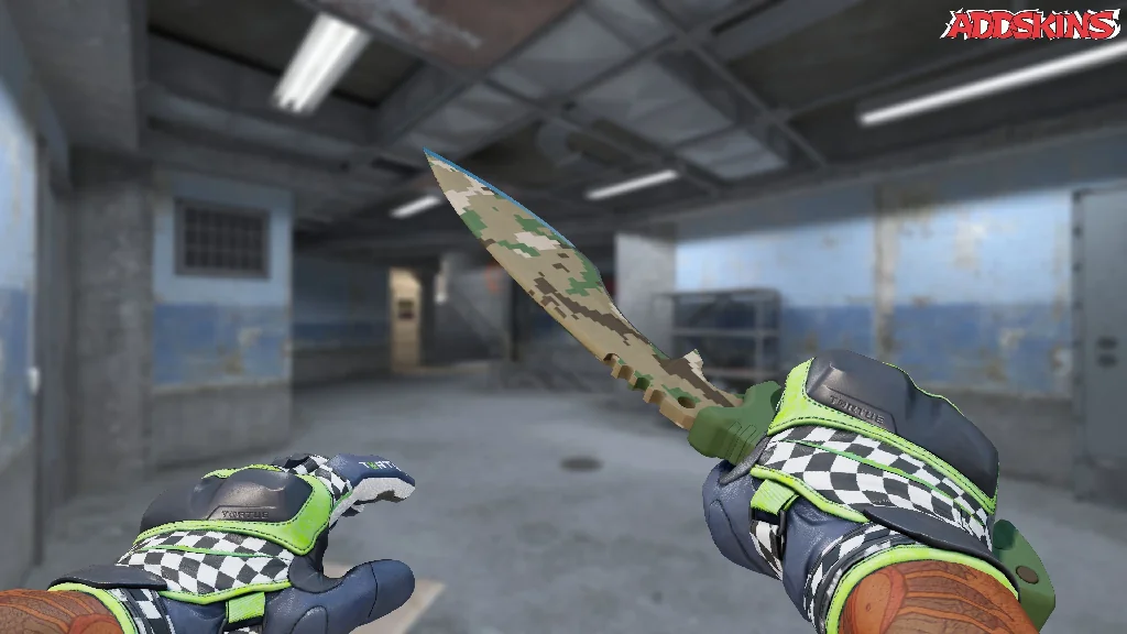 ★ Kukri Knife | Forest DDPAT holding