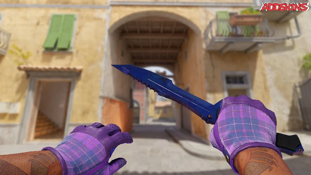 ★ Huntsman Knife | Doppler Black Pearl holding
