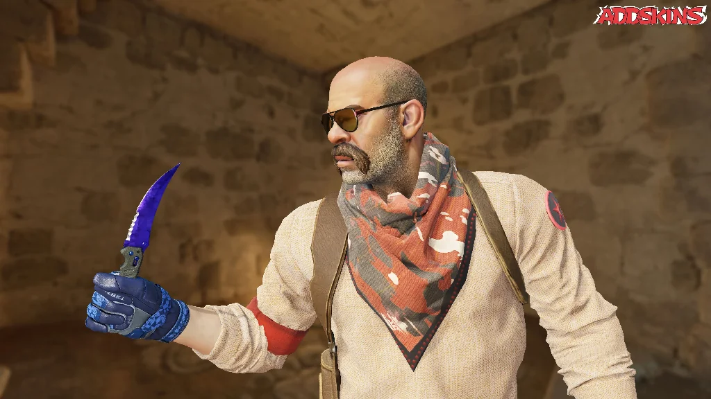 ★ Flip Knife | Doppler Sapphire pose-2