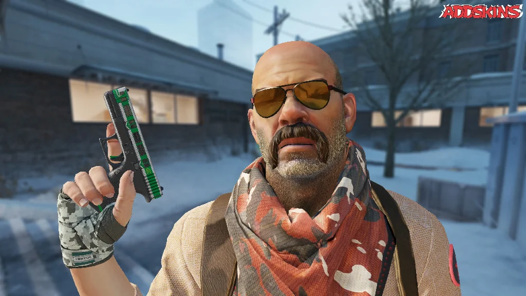 Glock-18 | Green Line pose-2