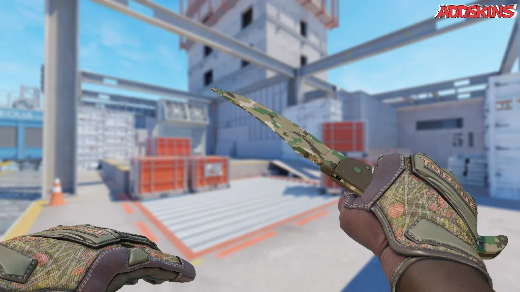 ★ Falchion Knife | Forest DDPAT holding