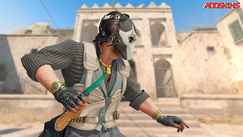 ★ Flip Knife | Gamma Doppler Emerald pose-3
