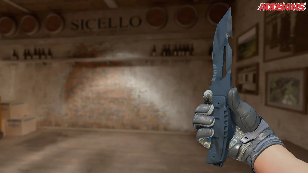 ★ Survival Knife | Night Stripe inspecting