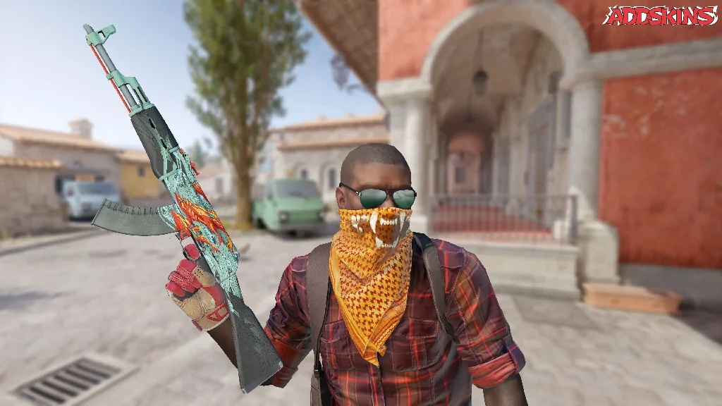 AK-47 | Aquamarine Revenge pose-2