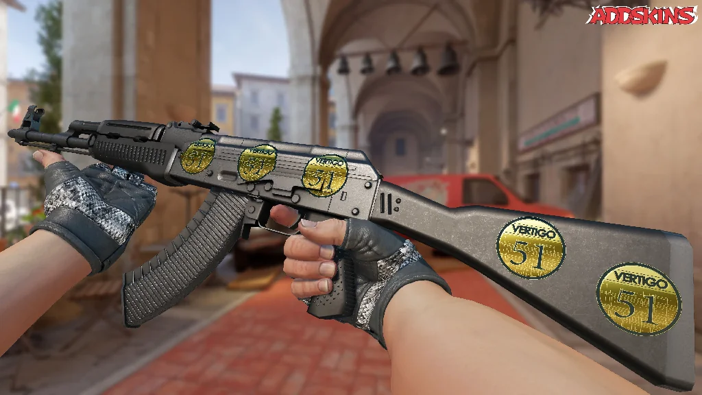 Sticker | Vertigo (Gold) inspecting
