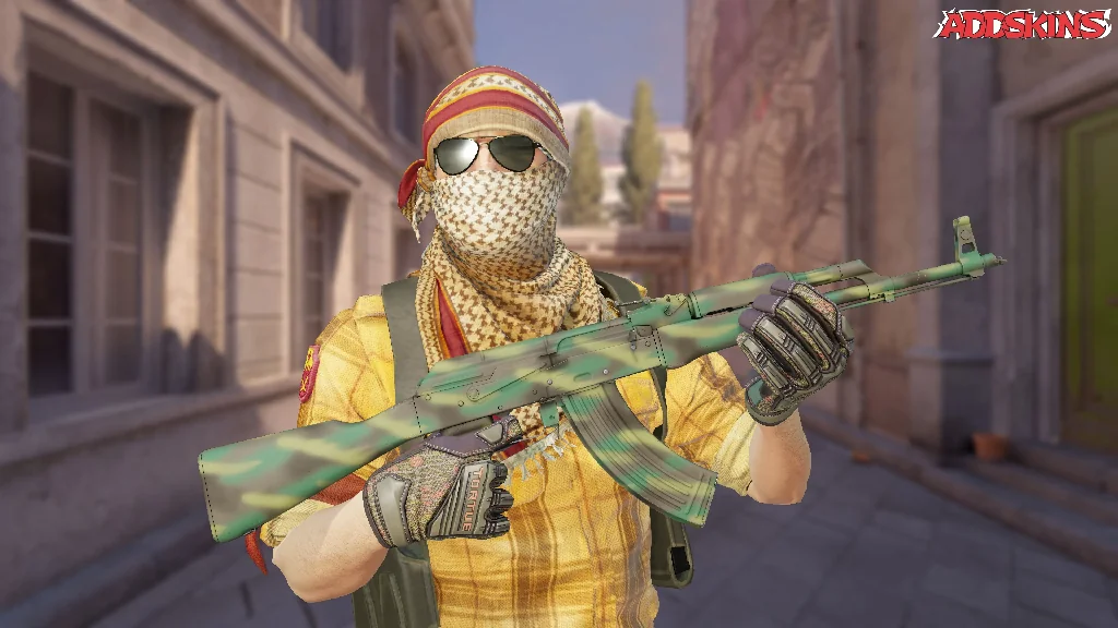AK-47 | Jungle Spray pose-1