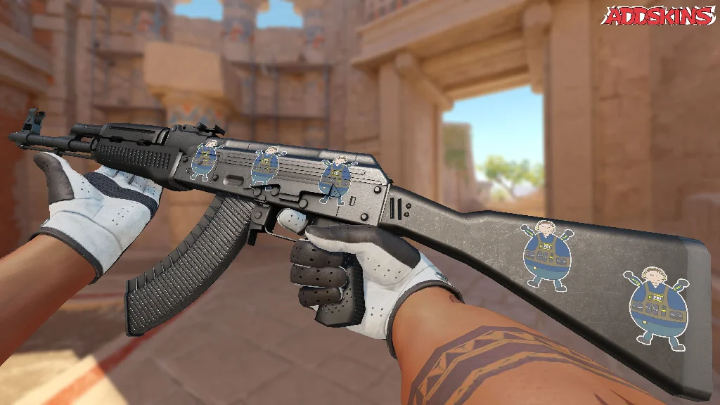 Sticker | Poorly Drawn Ava inspecting