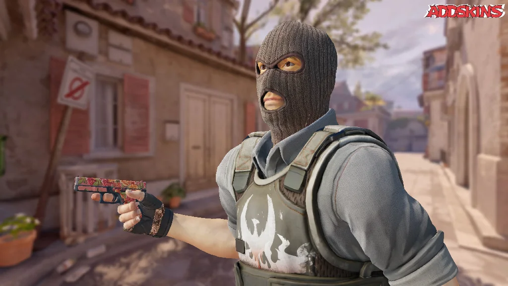 Glock-18 | Coral Bloom pose-3