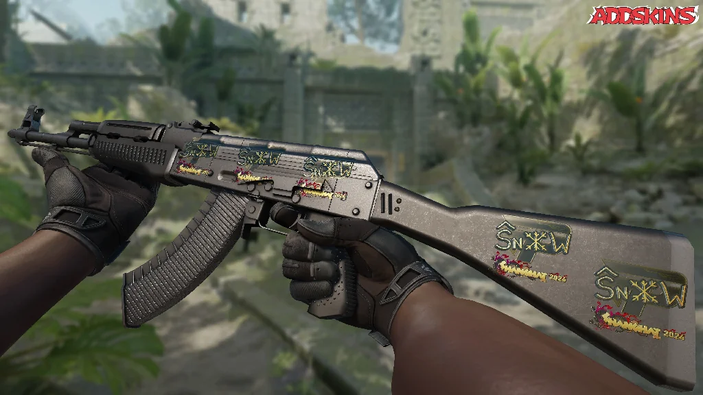 Sticker | snow (Gold) | Shanghai 2024 inspecting