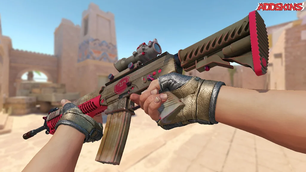 SG 553 | Berry Gel Coat inspecting