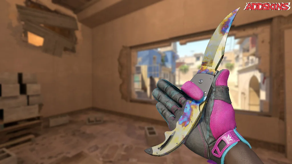 ★ Falchion Knife | Case Hardened inspecting