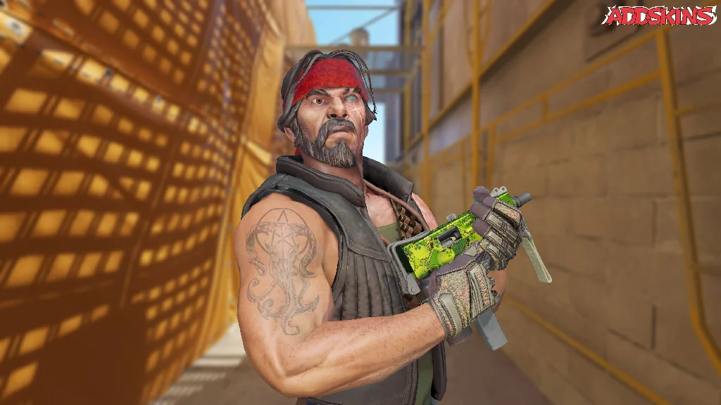 MAC-10 | Nuclear Garden pose-3