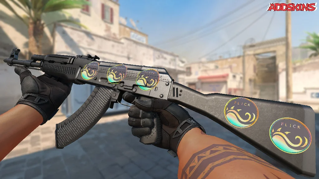 Sticker | Ocean Sunset Flick (Holo) inspecting